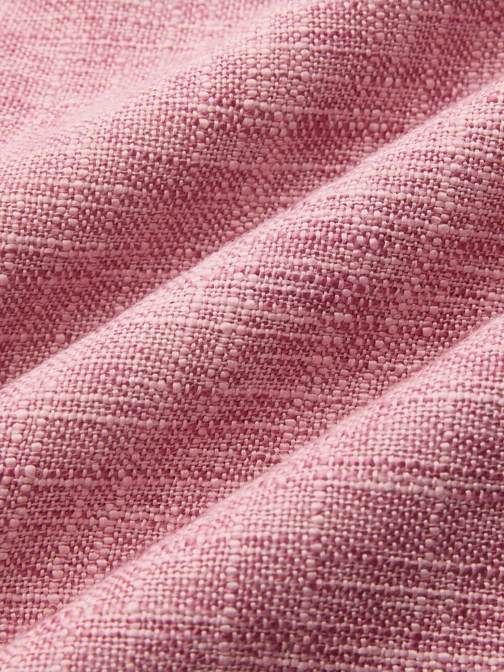 Commense Pink Tweed Peplum Skirt Set with Gold Buttons - Picture 7 of 9